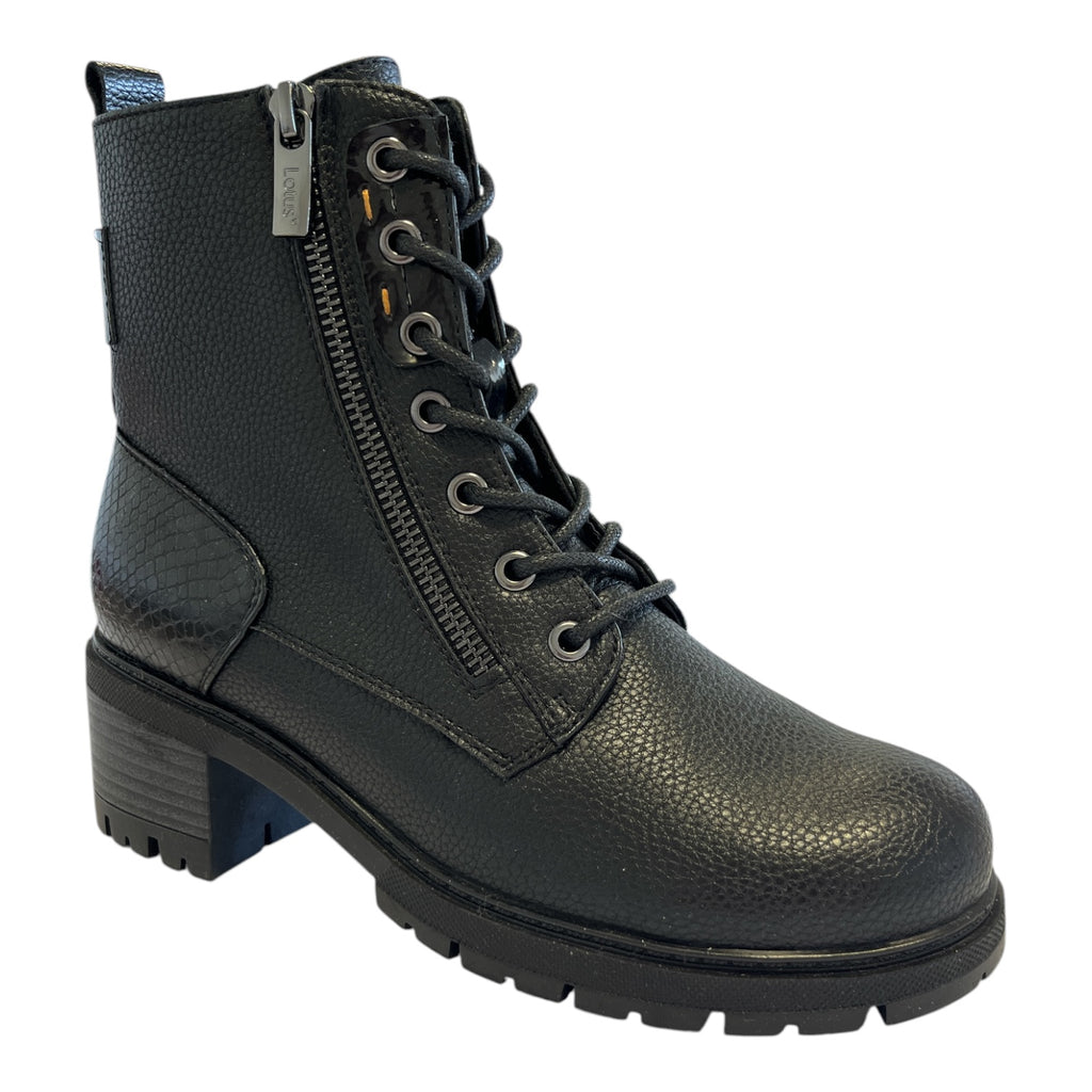 Lotus Jazlyn Black Ankle Boots