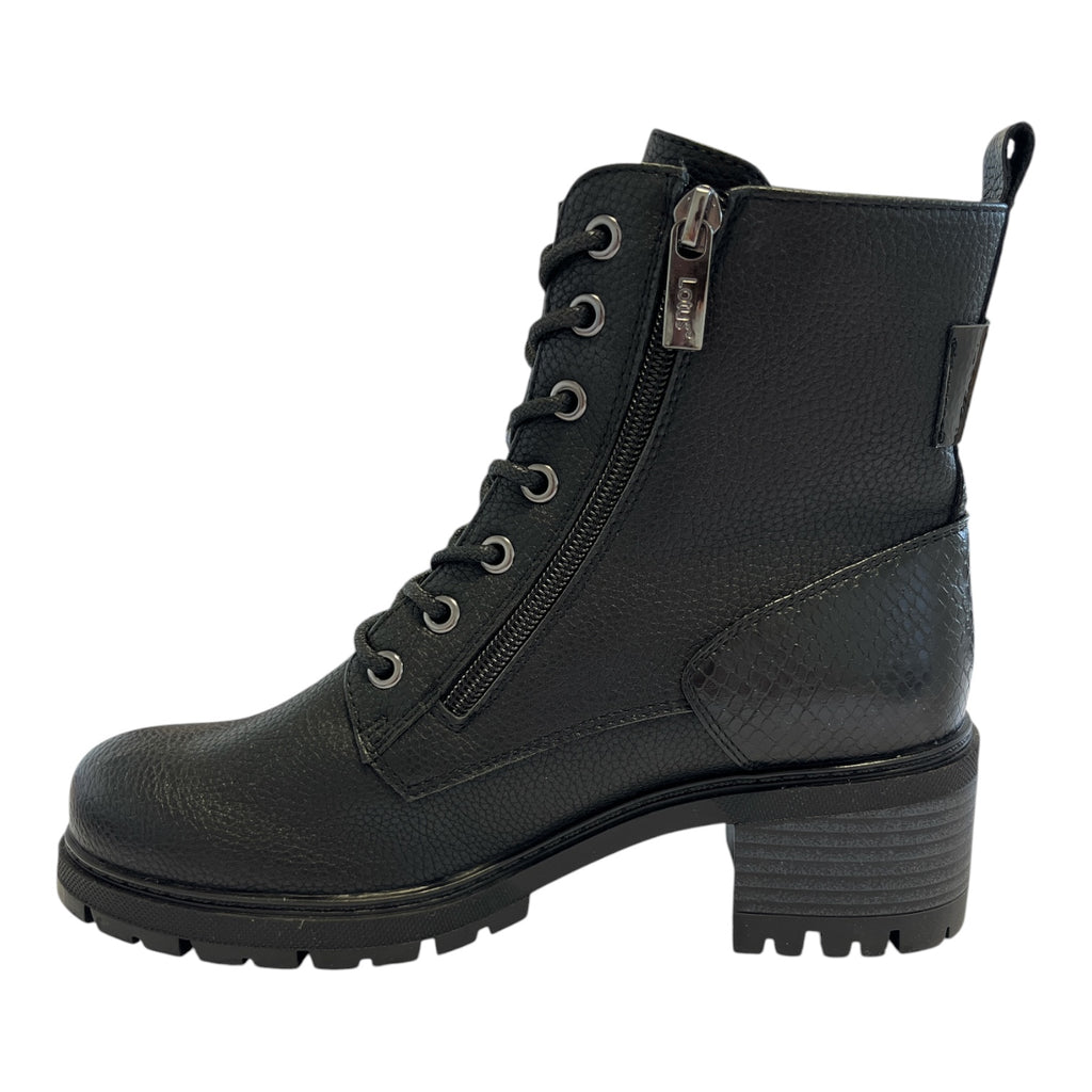 Lotus Jazlyn Black Ankle Boots
