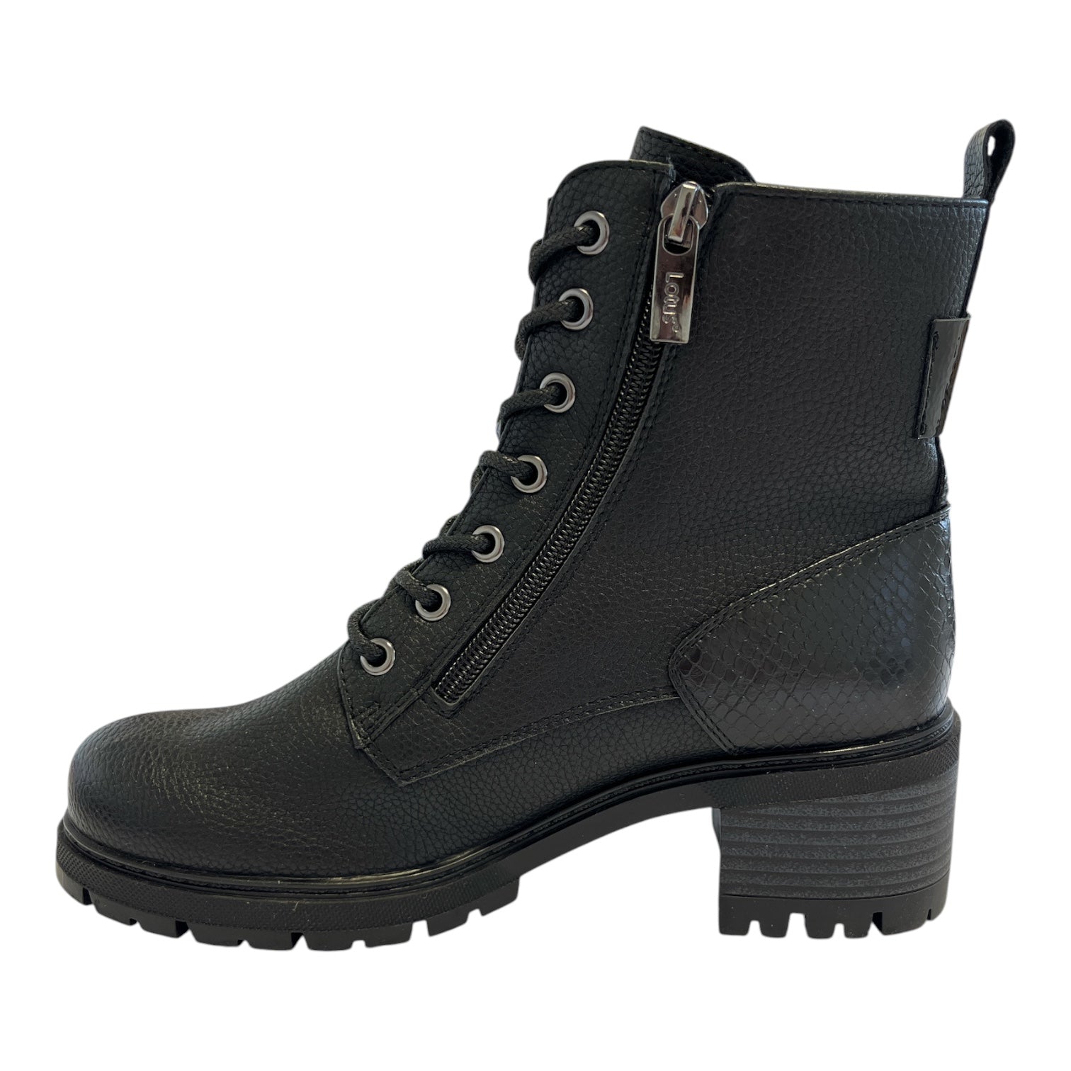 Lotus Jazlyn Black Ankle Boots