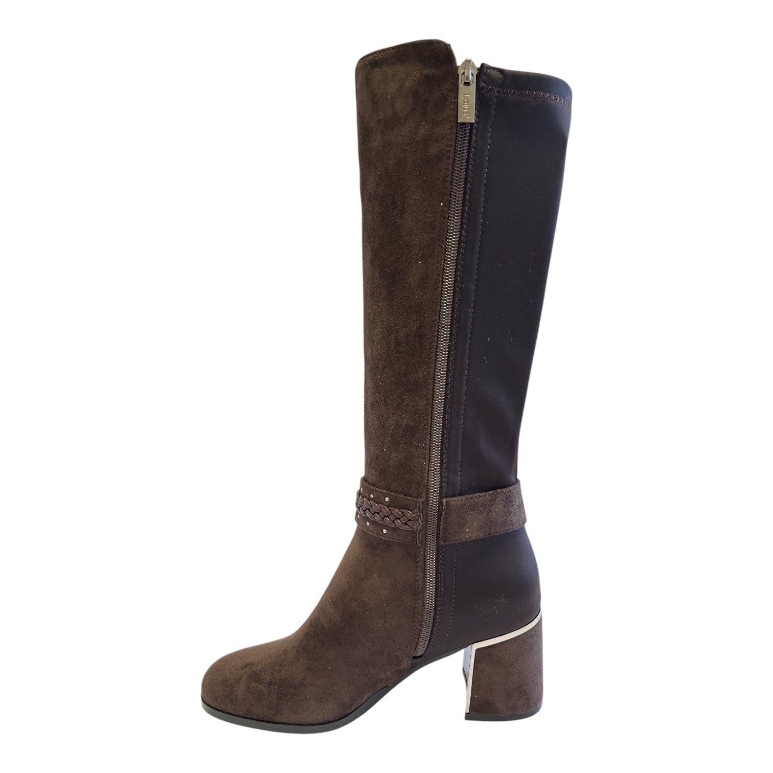 Lotus Palmer Brown Knee-High Boots