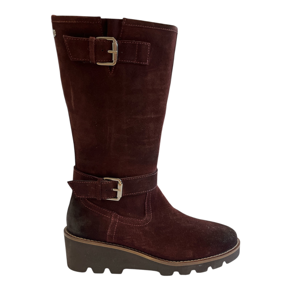 Lotus Nevada Brown Suede Knee-High Boots
