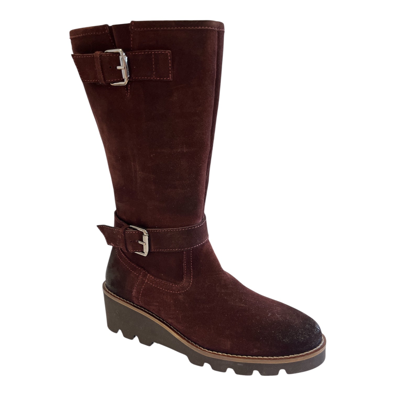 Lotus Nevada Brown Suede Knee-High Boots