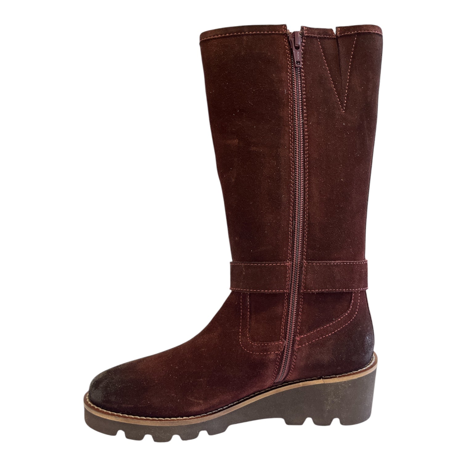 Lotus Nevada Brown Suede Knee-High Boots
