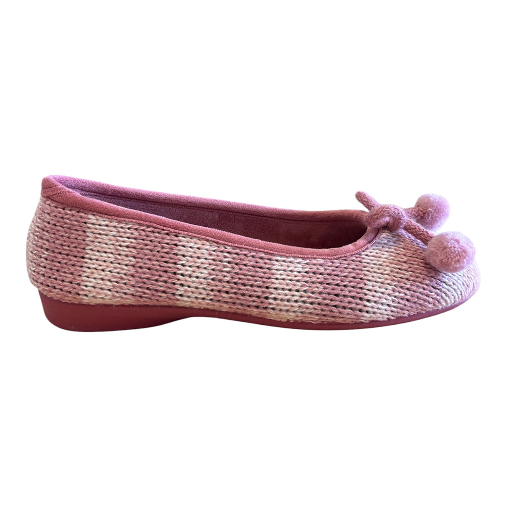 Lotus Fortune Pink Ballerina Slippers