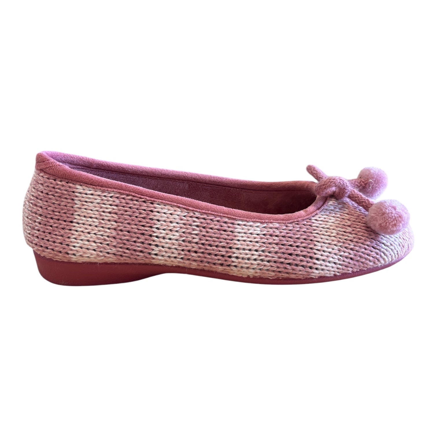 Lotus Fortune Pink Ballerina Slippers