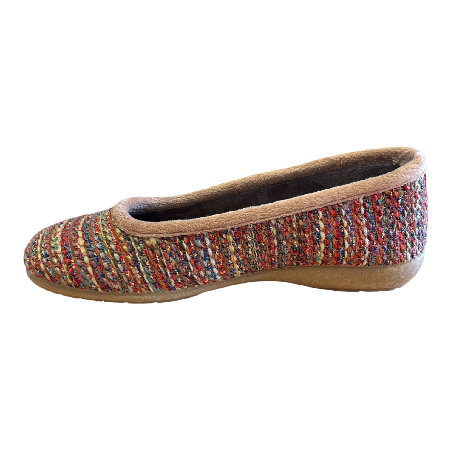 Lotus Patricia Taupe Slipper