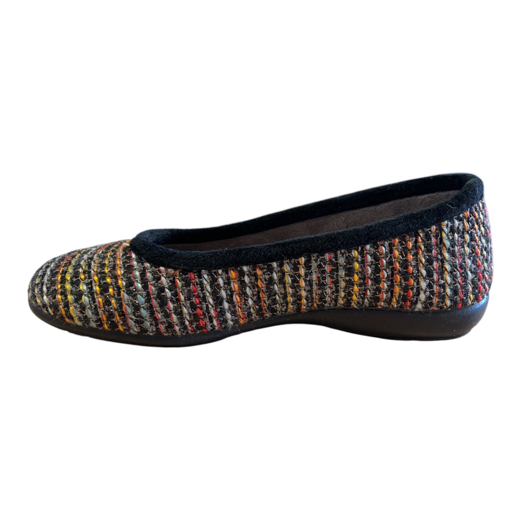 Lotus Patricia Black Slipper