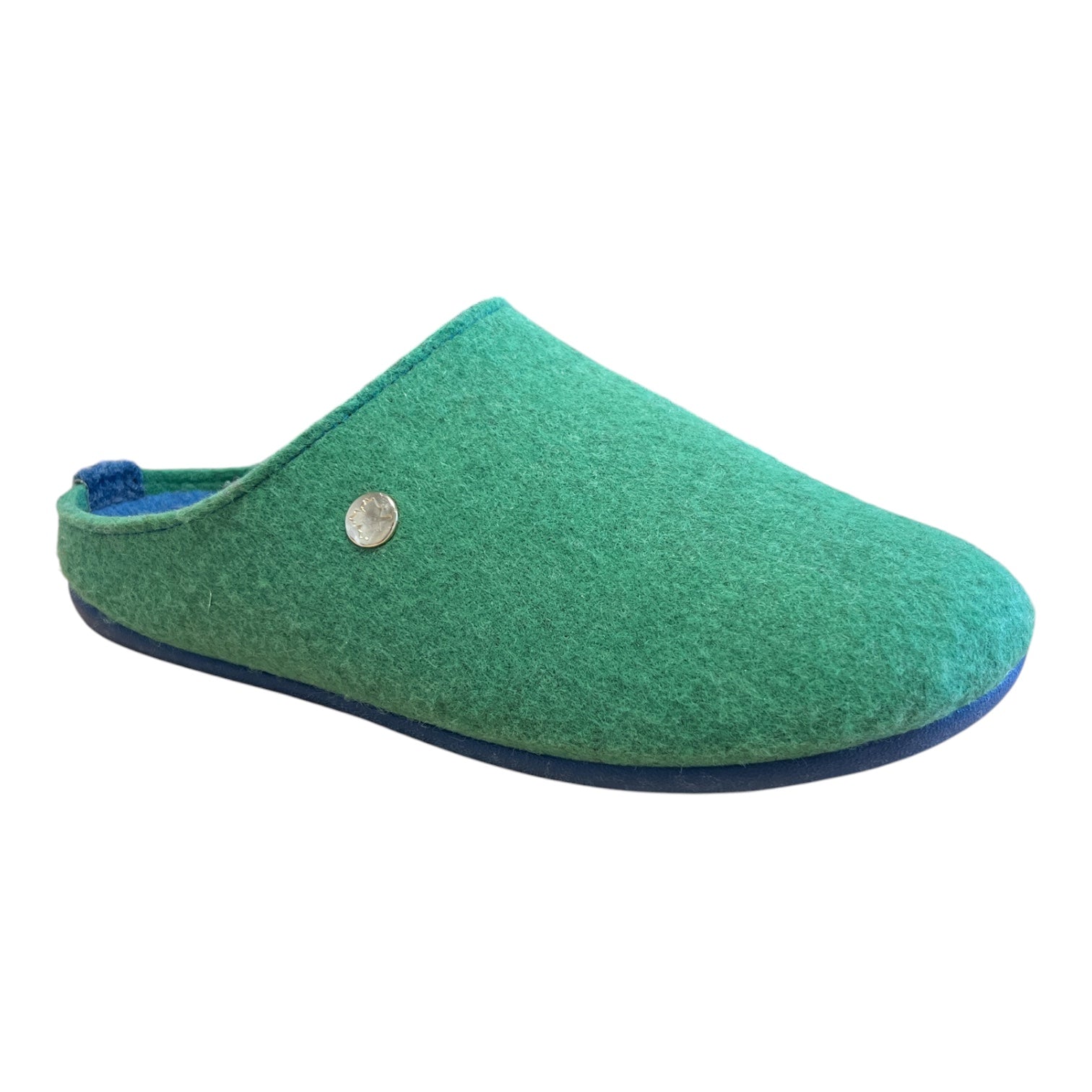 Lotus Rocia Green Mule Slippers