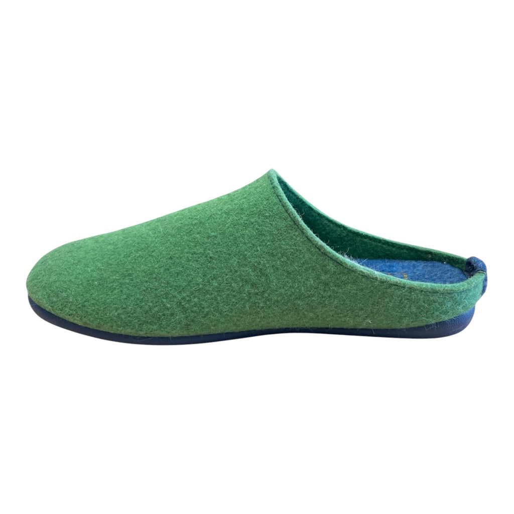 Lotus Rocia Green Mule Slippers