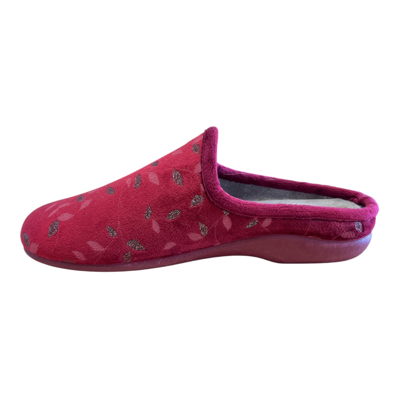 Lotus Cayetana Red Mule Slippers
