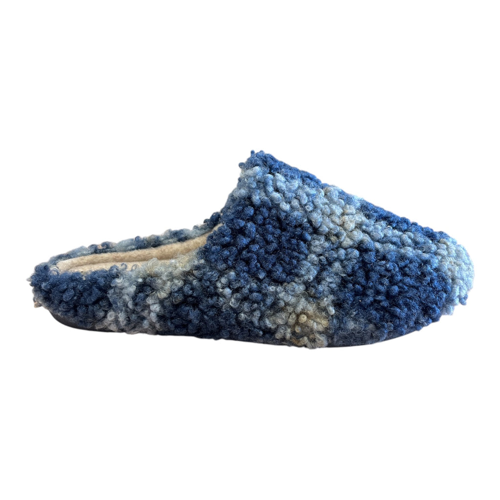 Lotus Isadora Navy Mule Slippers