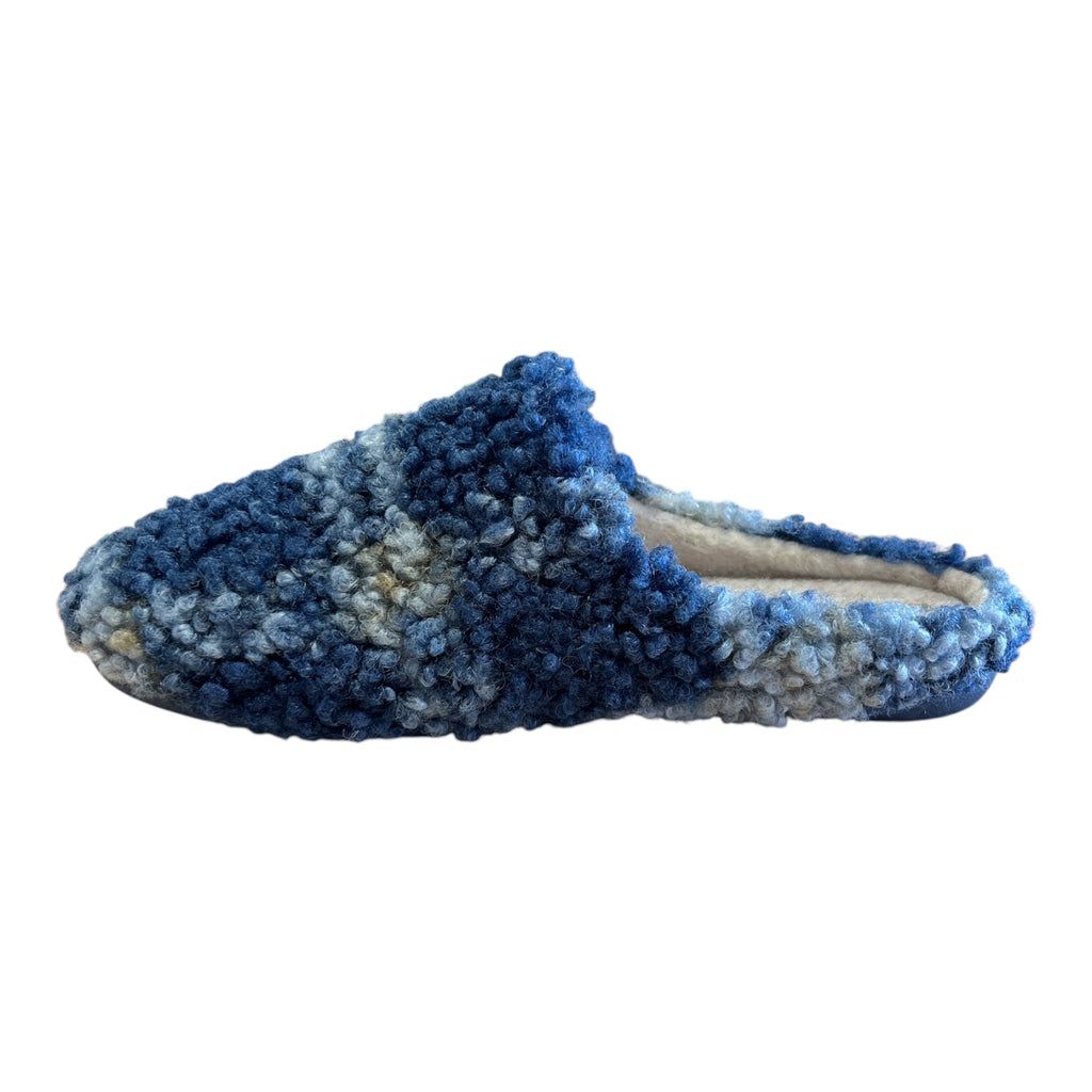 Lotus Isadora Navy Mule Slippers