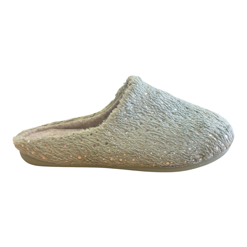 Lotus Hermosa Green Mule Slippers