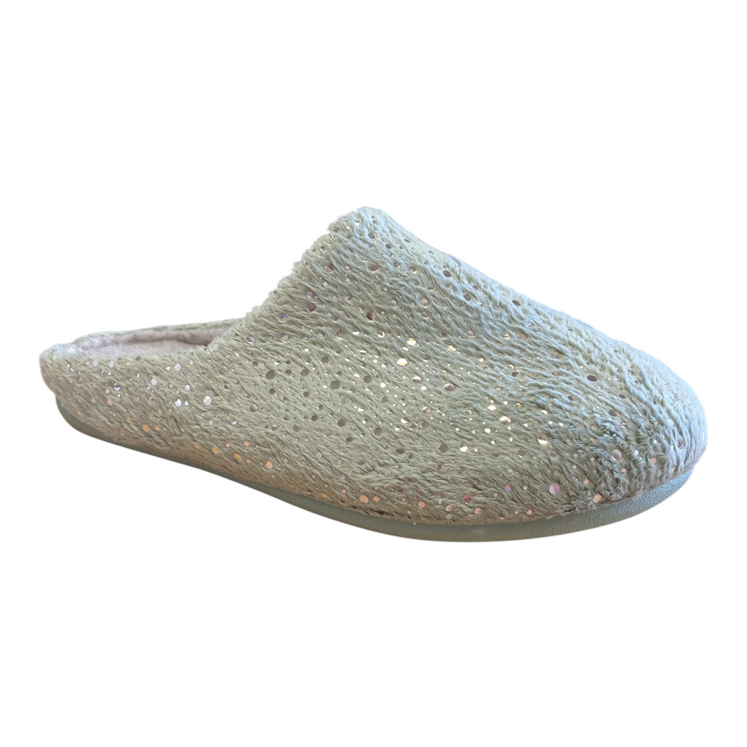 Lotus Hermosa Green Mule Slippers