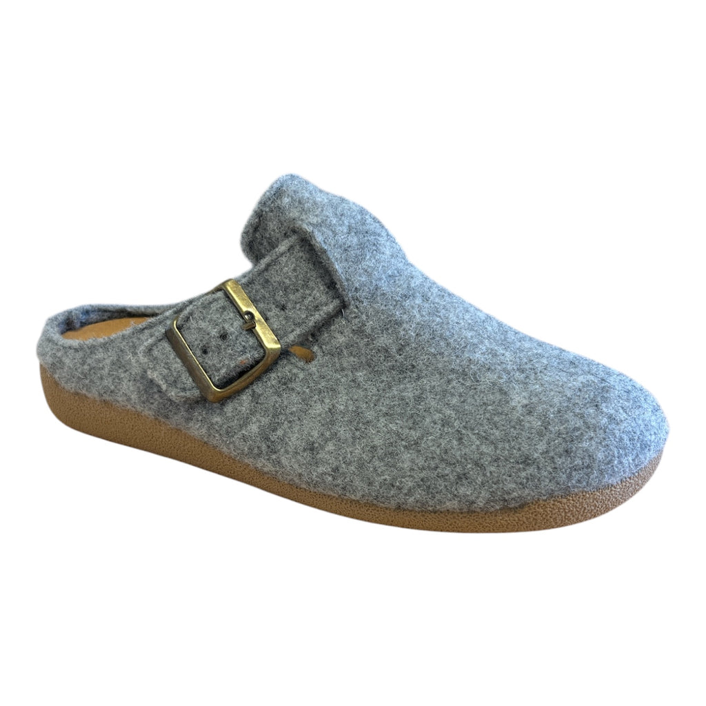 Lotus Alvari Grey Mule Slippers
