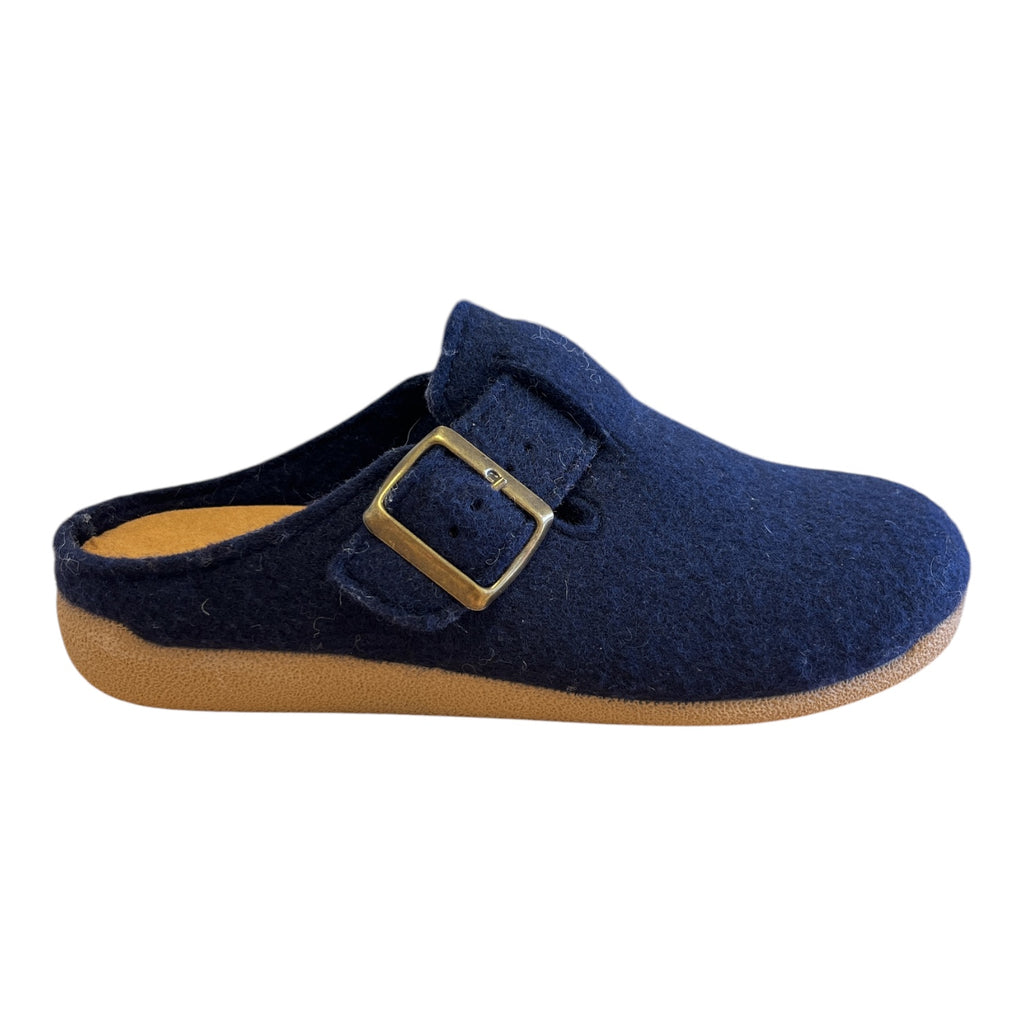 Lotus Alvari Navy Mule Slippers