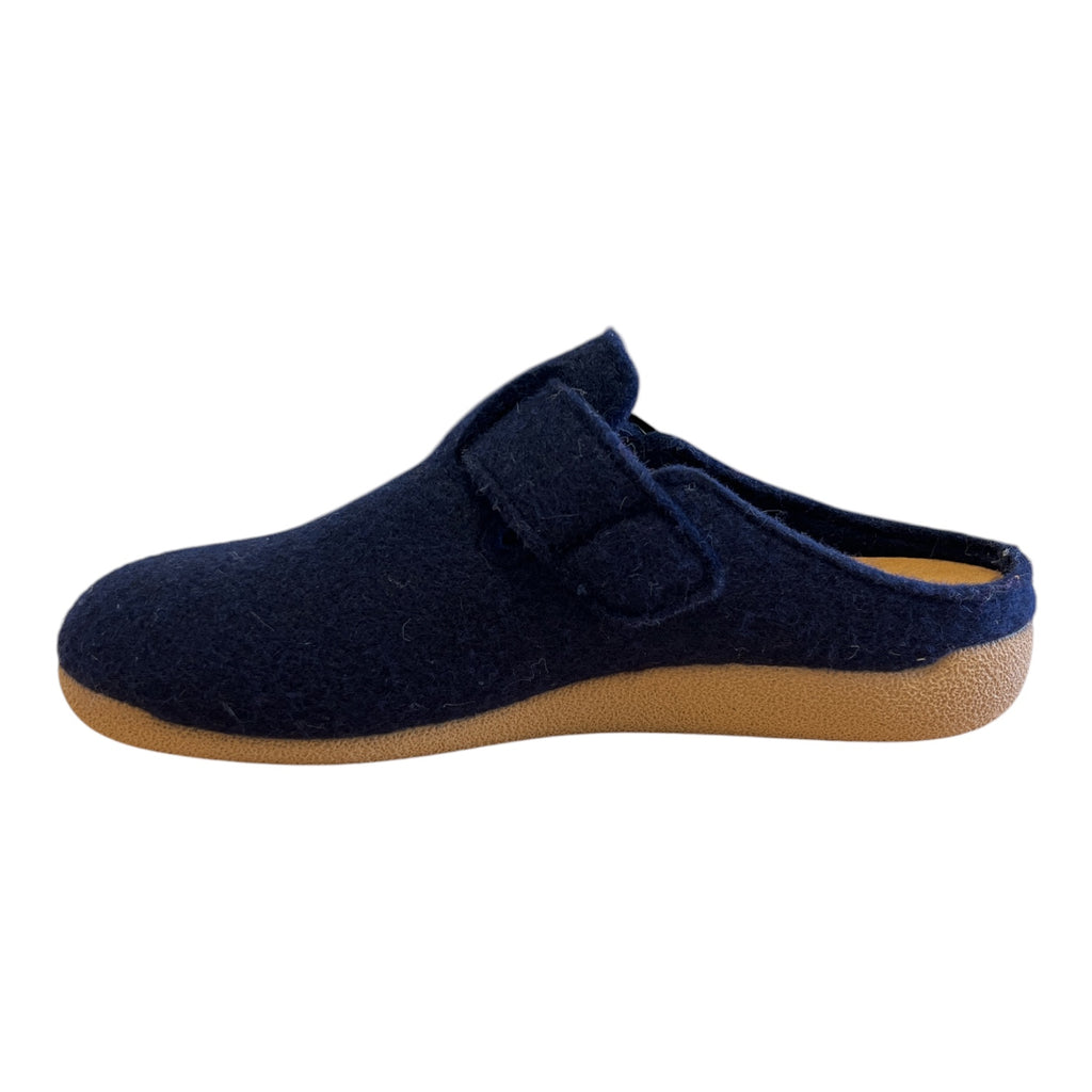 Lotus Alvari Navy Mule Slippers