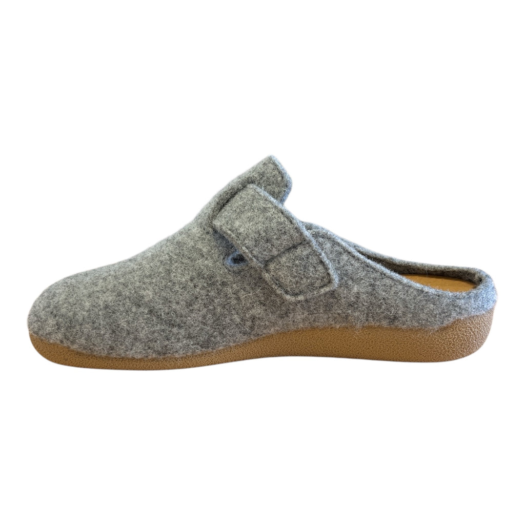 Lotus Alvari Grey Mule Slippers