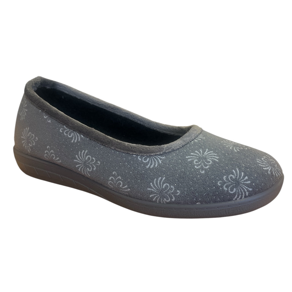 Lotus Suiza Grey Slippers
