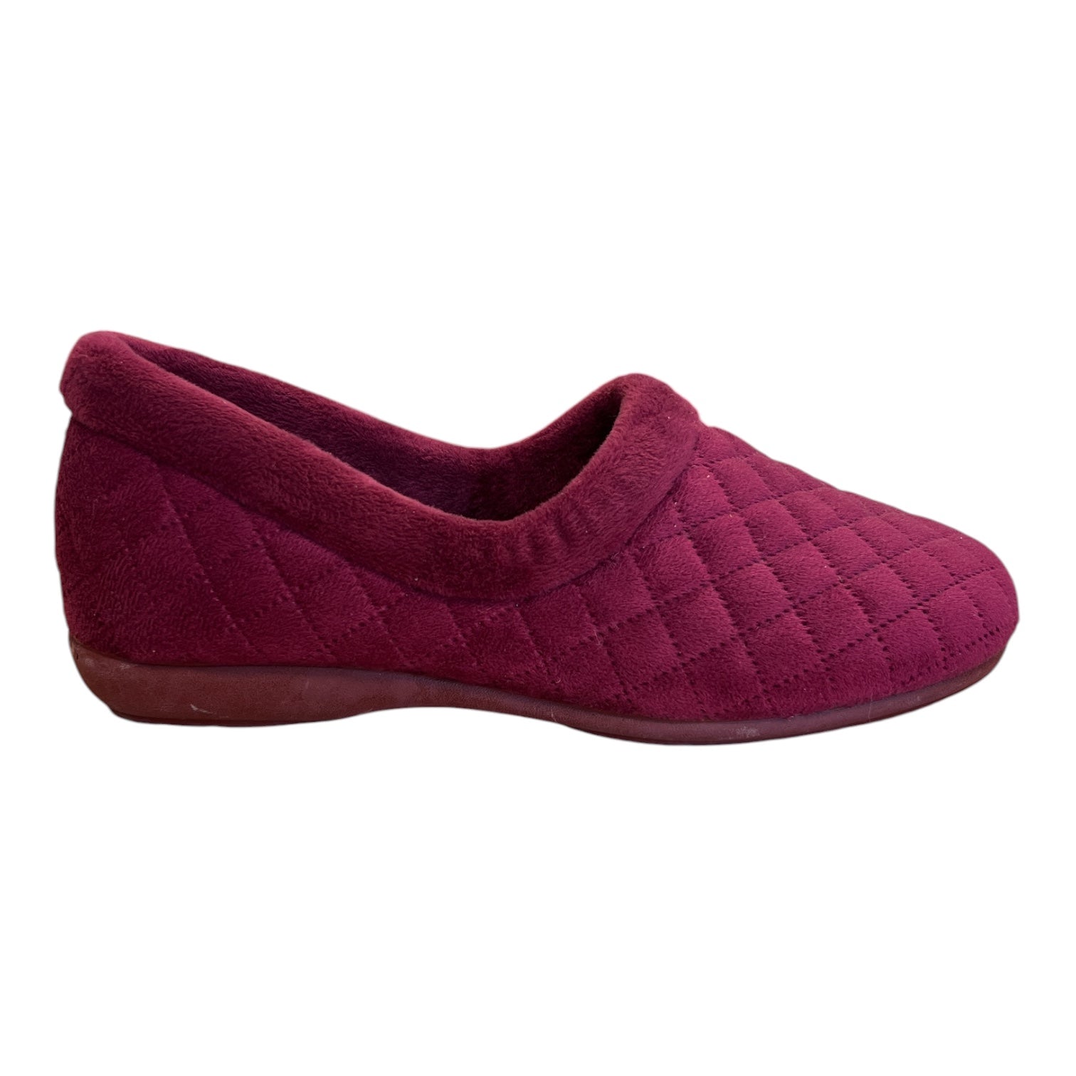 Lotus Antonia Burgundy Slippers