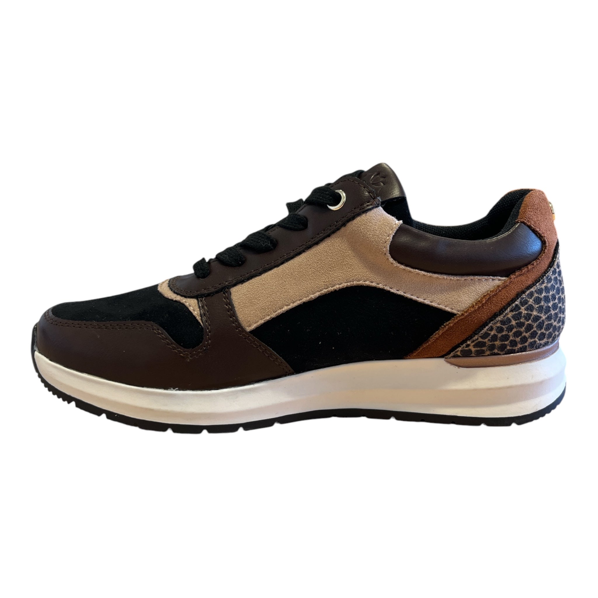 Lotus Venus Brown and Black Trainers