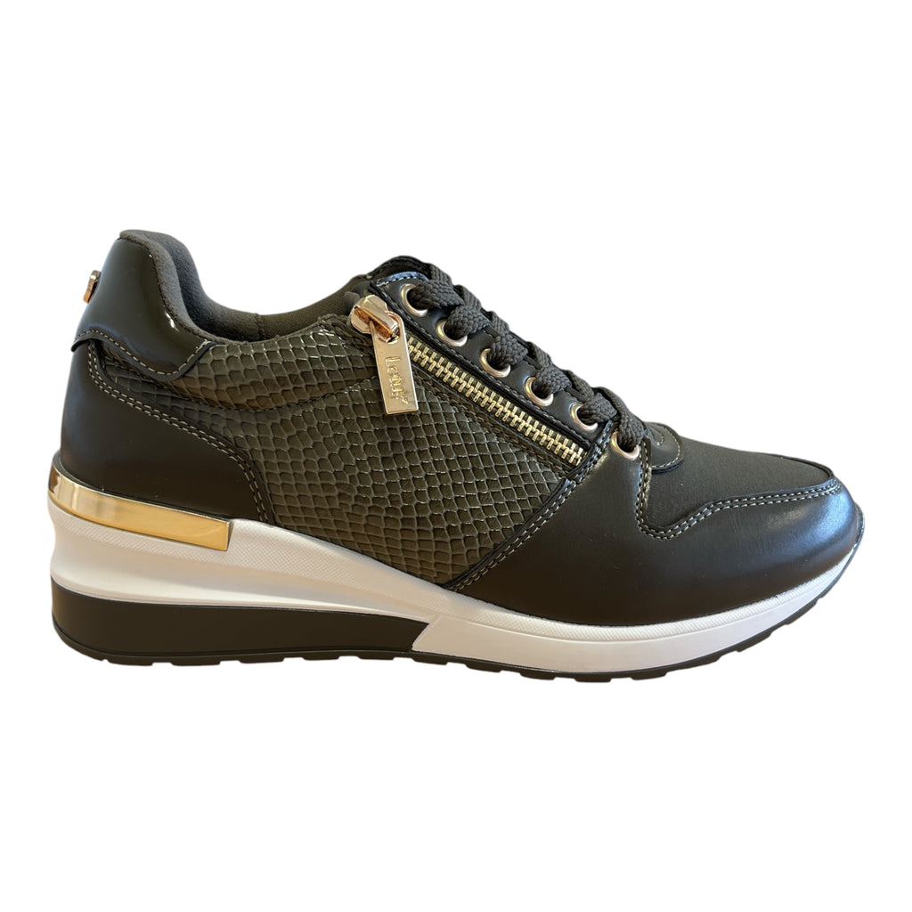 Lotus Isabella Khaki Trainers