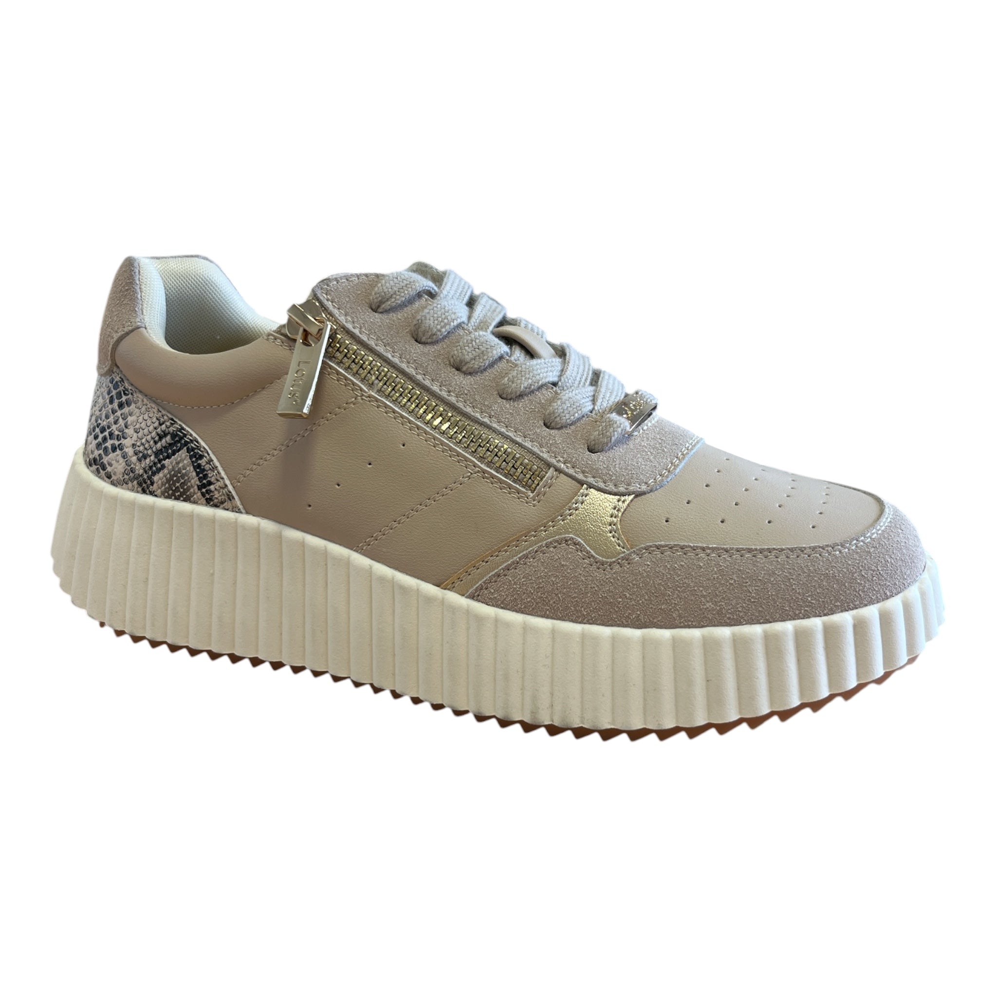 Lotus Paige Natural Trainers