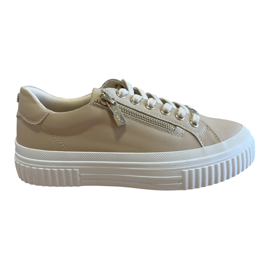 Lotus Alexa Beige Trainers