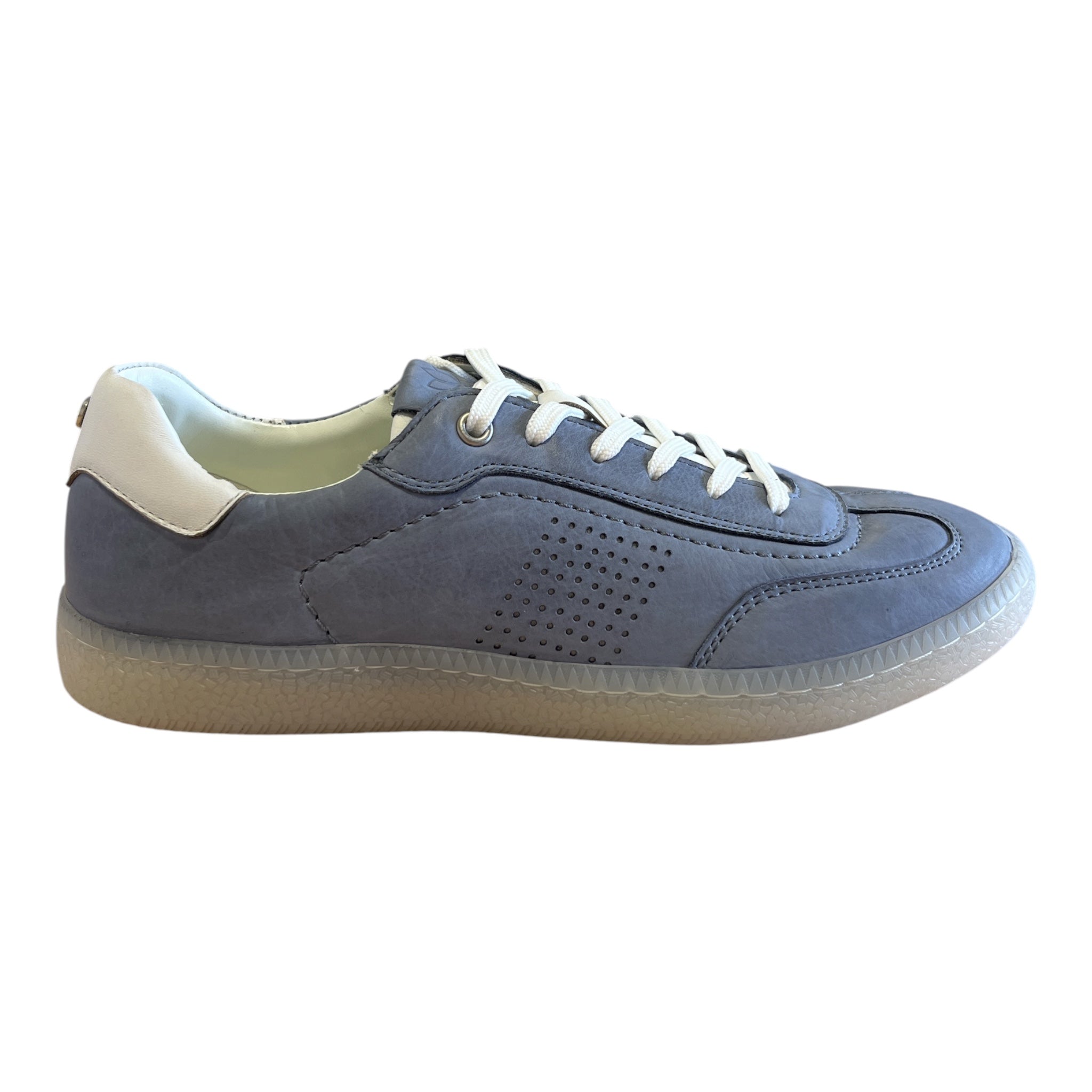 Lotus Frapporta Blue Leather Trainers