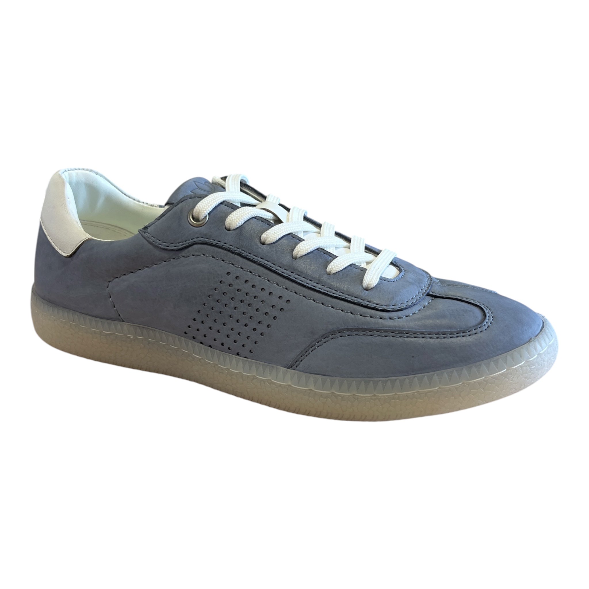 Lotus Frapporta Blue Leather Trainers