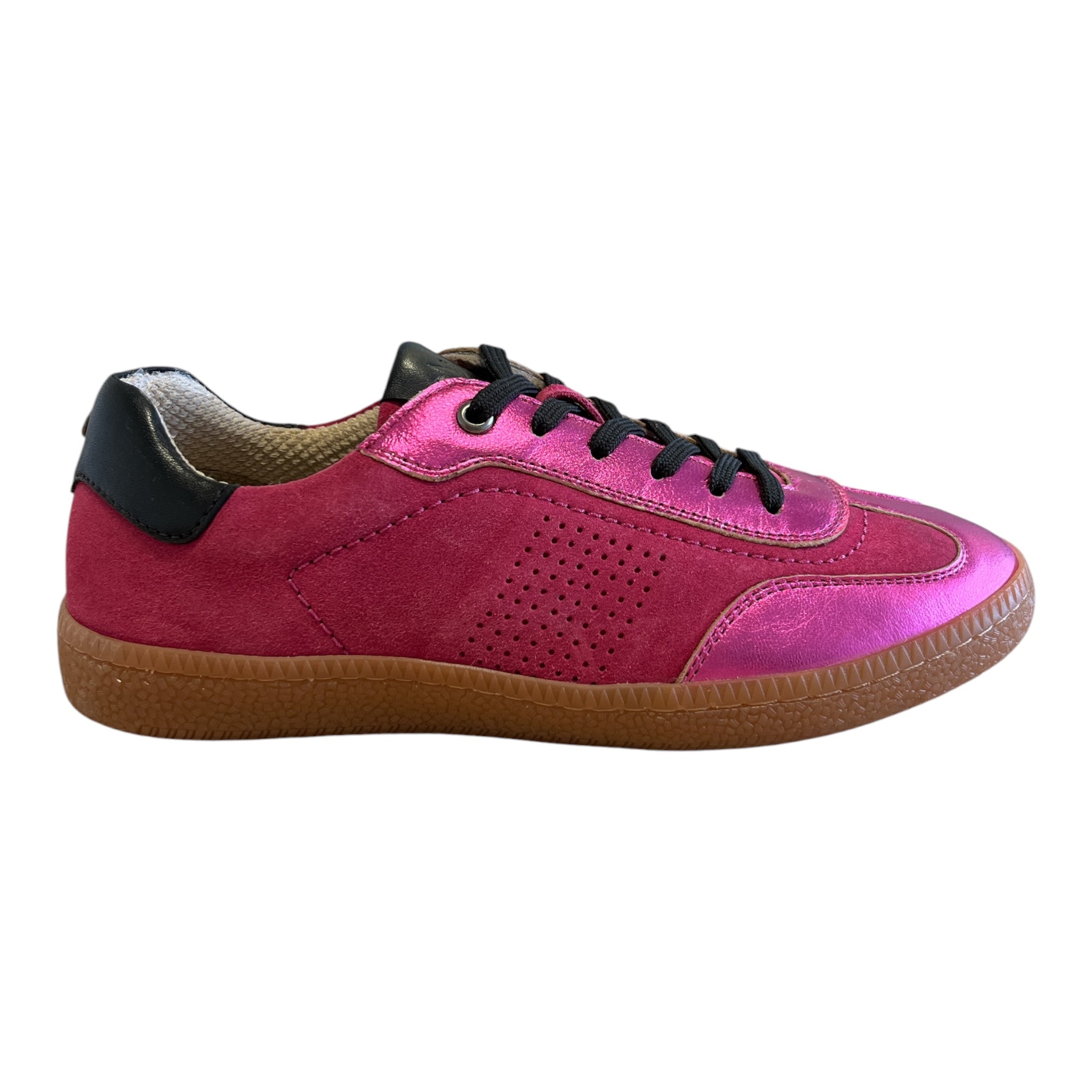 Lotus Frapporta Pink Leather Trainers