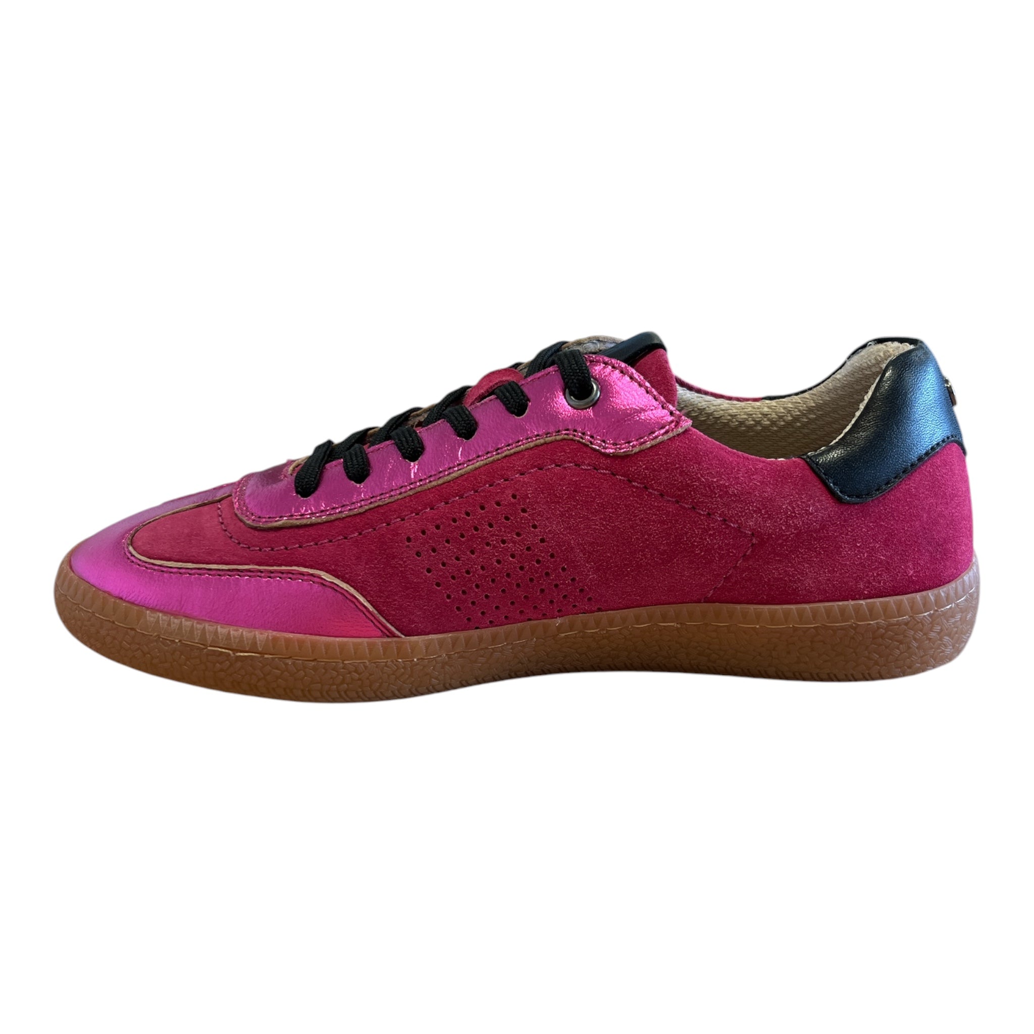 Lotus Frapporta Pink Leather Trainers