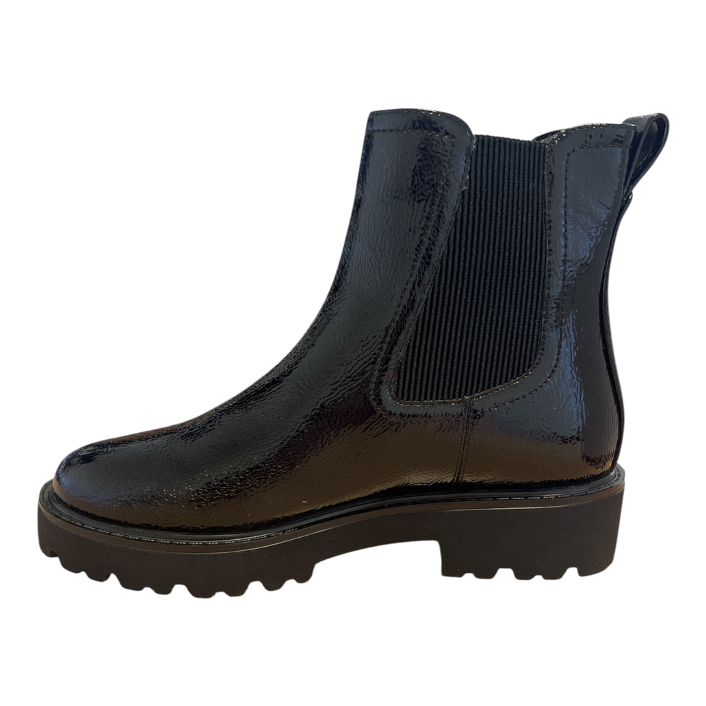Xti Black Patent Chelsea Boots 146254