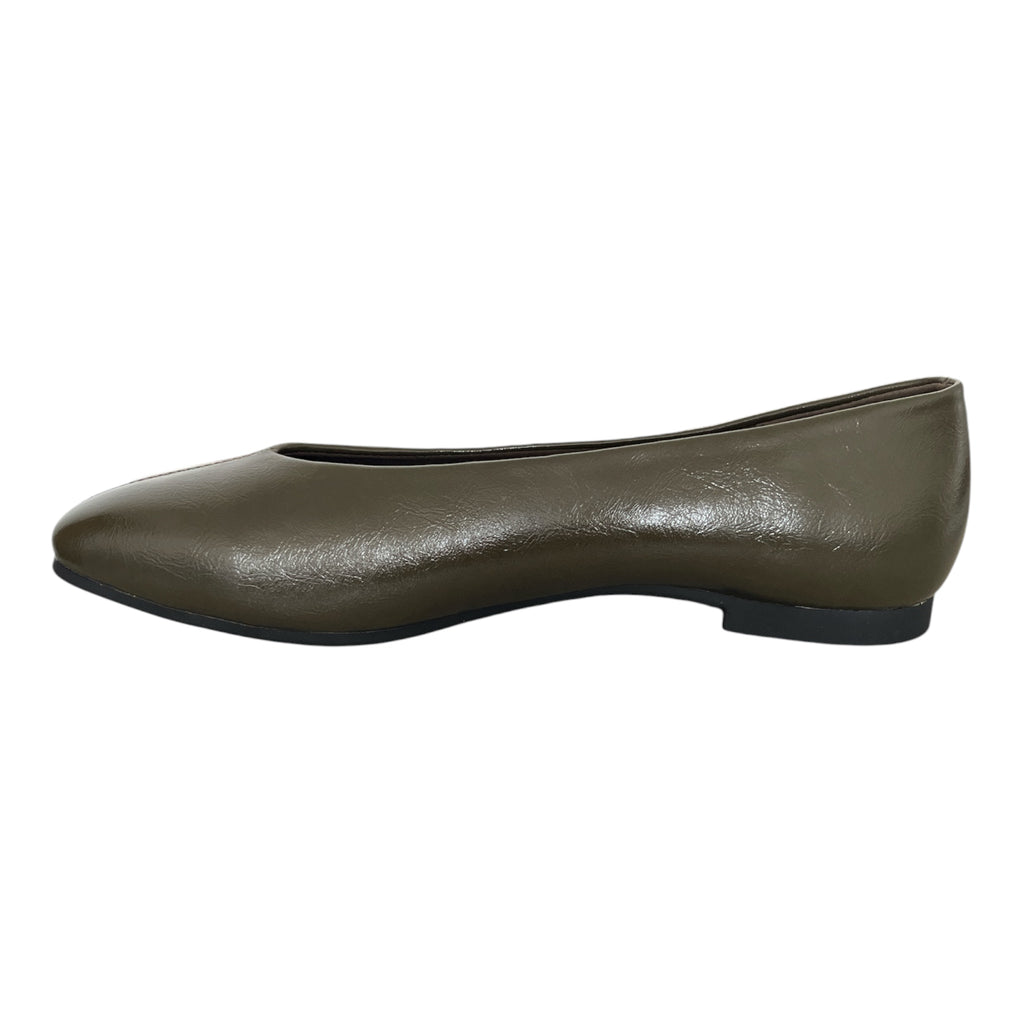 Xti Olive Green Ballet Flat 146404
