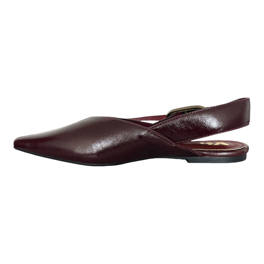 Xti Burgundy Sling-back Ballet Flat 146399