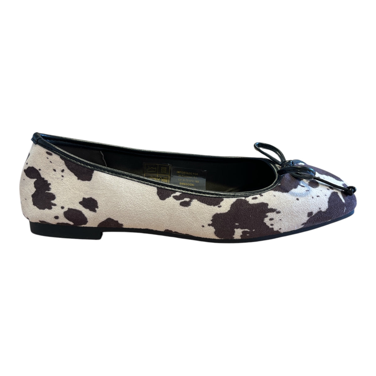 Xti Cow-Print Ballet Flat 146413