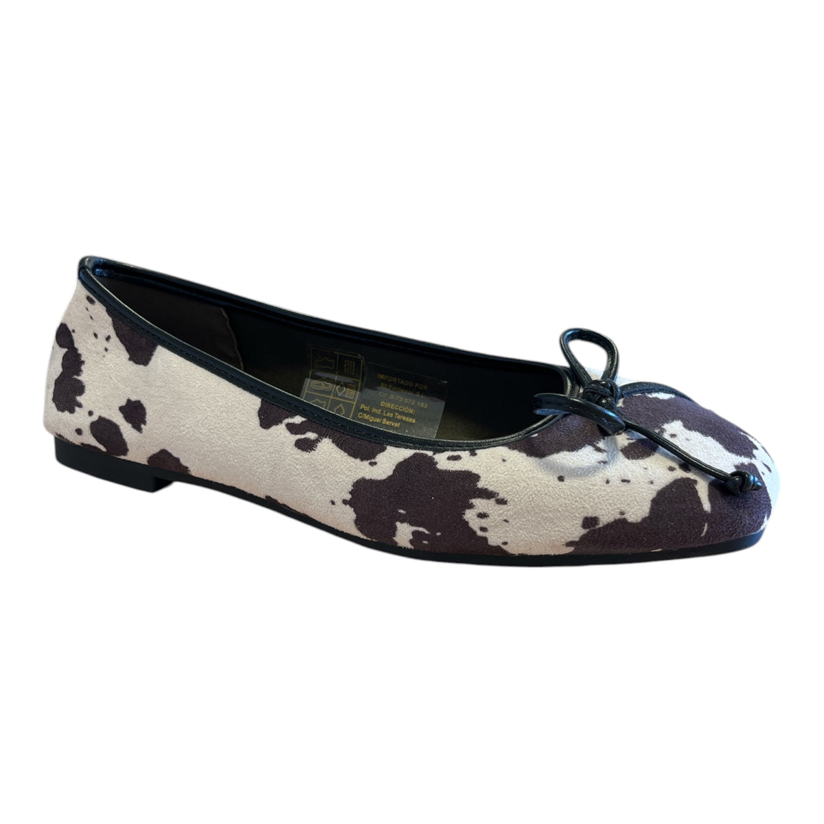 Xti Cow-Print Ballet Flat 146413