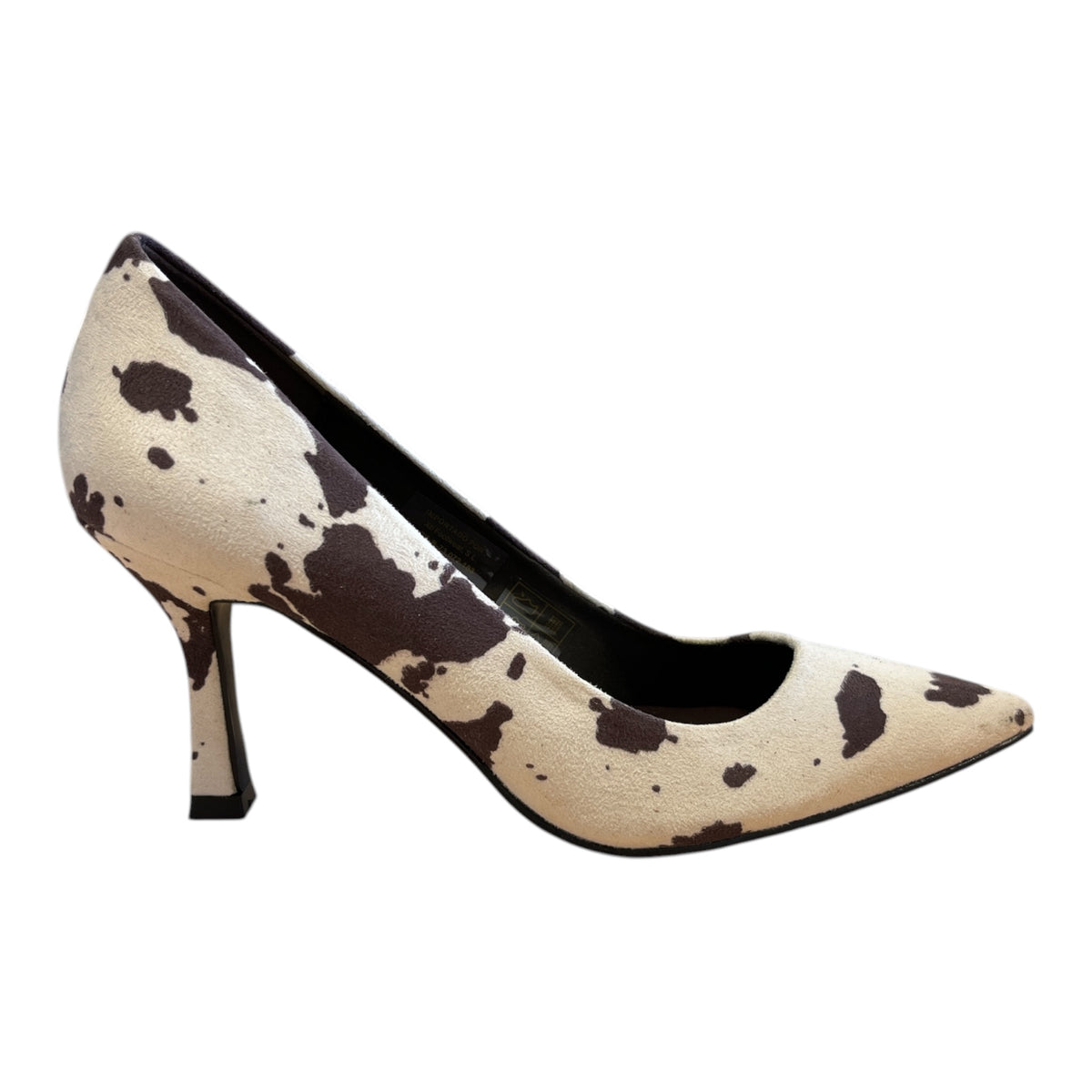Xti Cow-Print Court Shoes 146445