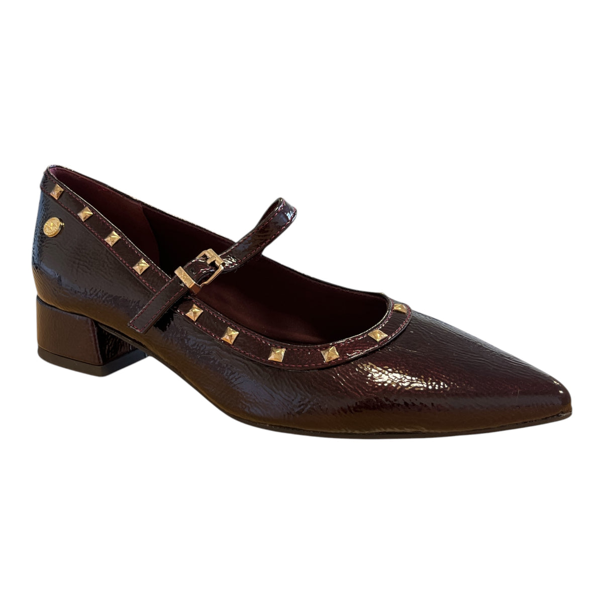 Xti Burgundy Patent Shoes 146220