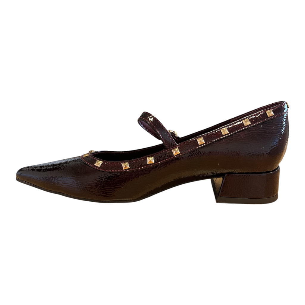 Xti Burgundy Patent Shoes 146220