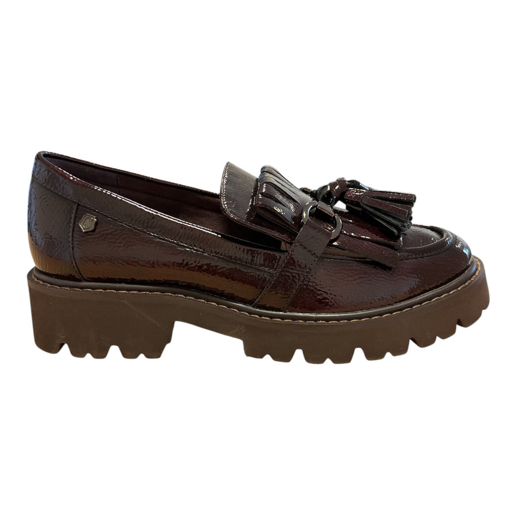 Carmela Burgundy Patent Loafers 164379