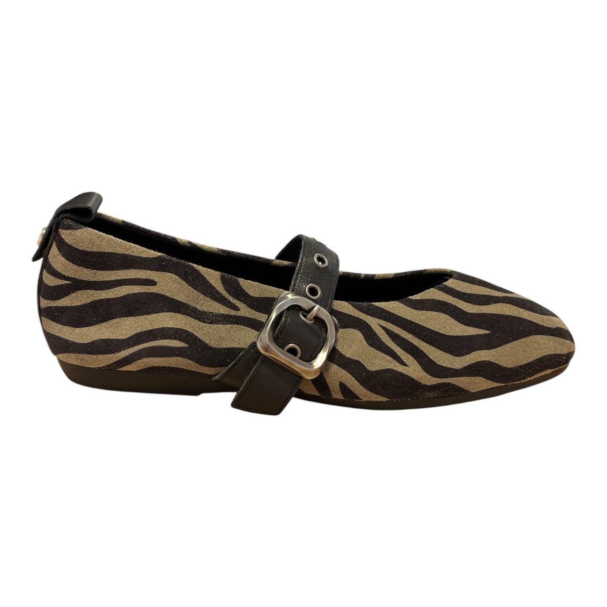 Carmela Zebra Print Ballet Flats
