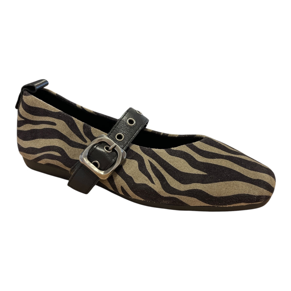 Carmela Zebra Print Ballet Flats