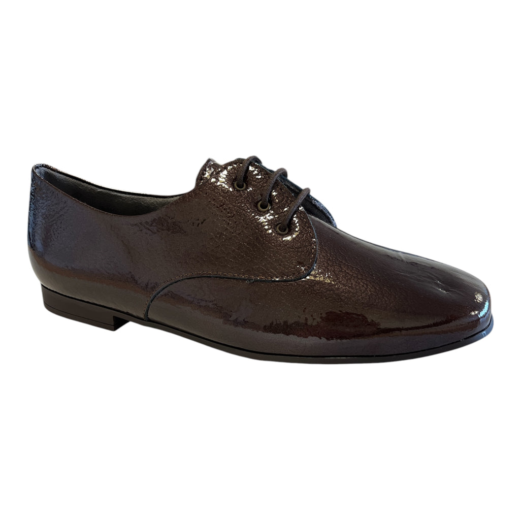 Pitillos Brown Patent Lace-Up Shoes 11.665