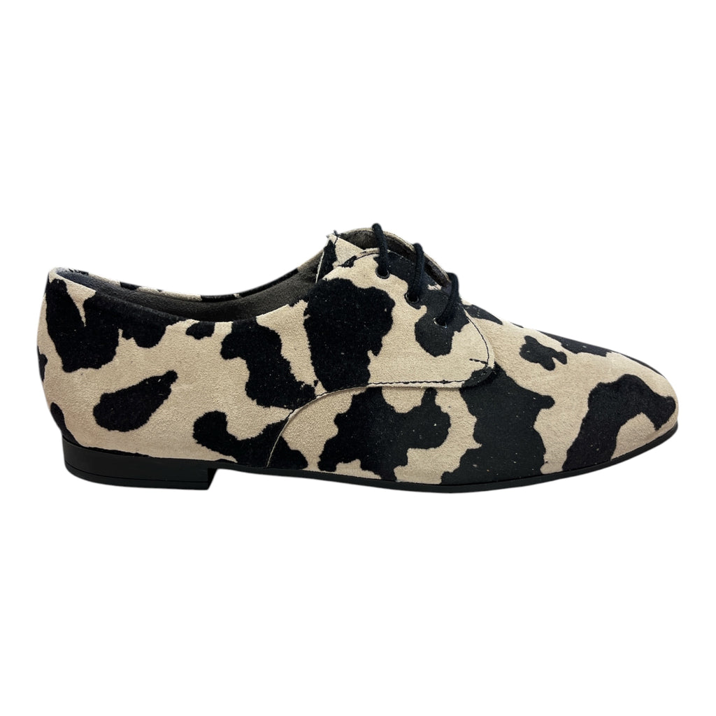 Pitillos Cowprint Lace-Up Shoes