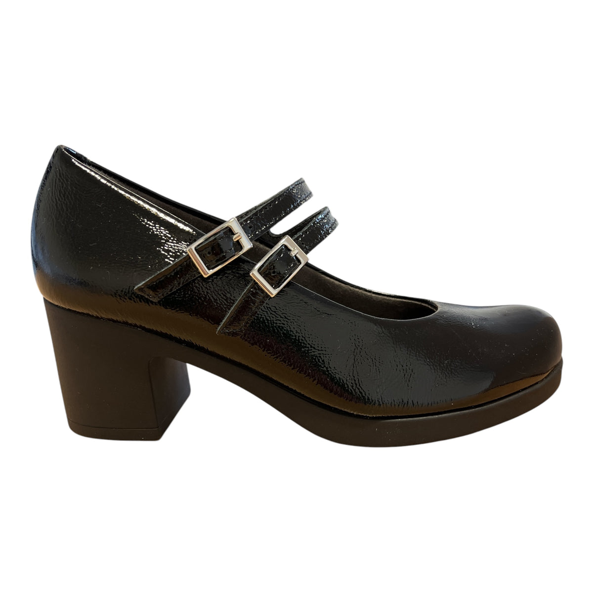 Pitillos Black Patent Mary-Jane Shoes 30.500