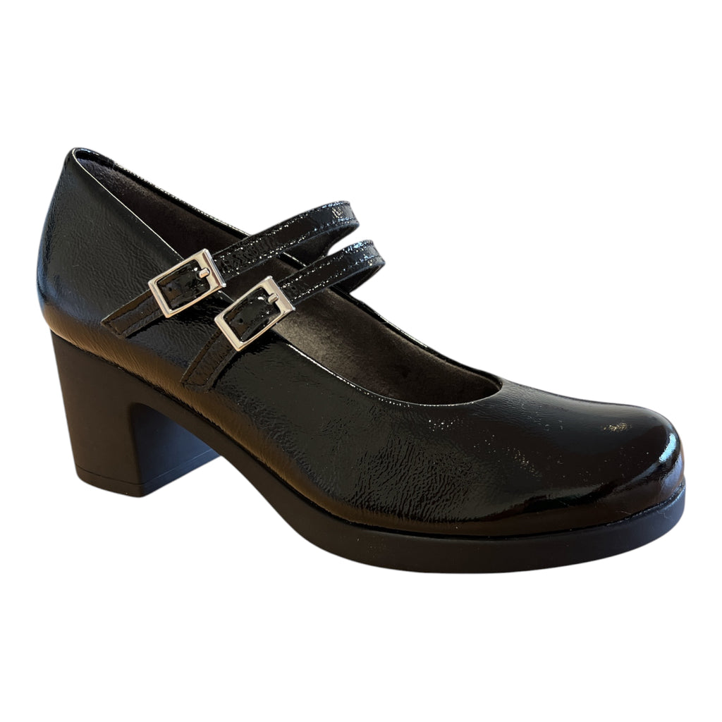 Pitillos Black Patent Mary-Jane Shoes 30.500