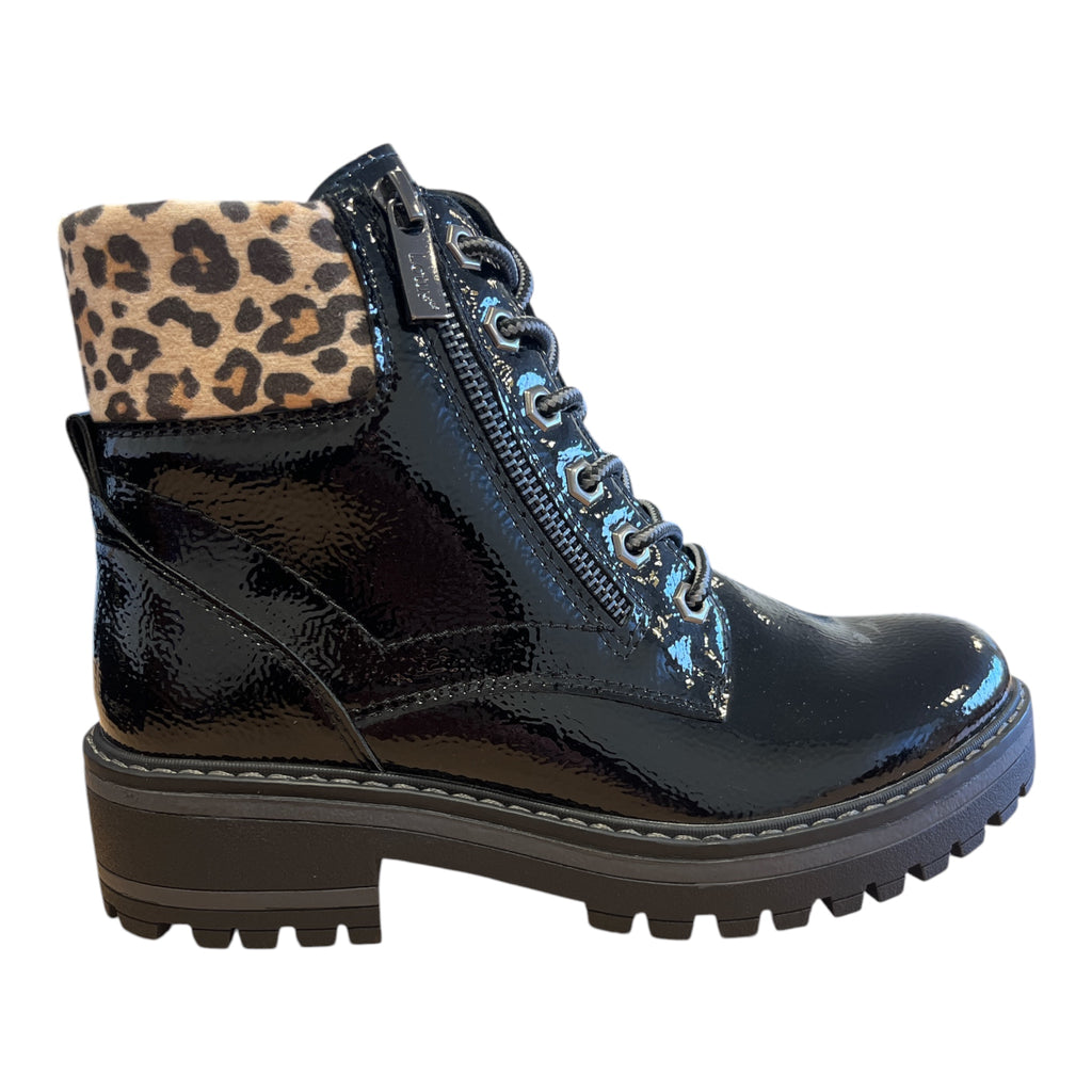 Lotus Myleen Black Patent Boots