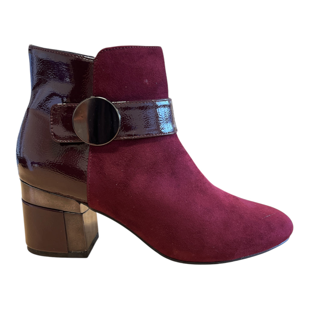 Lotus Kirsty Burgundy Ankle Boots
