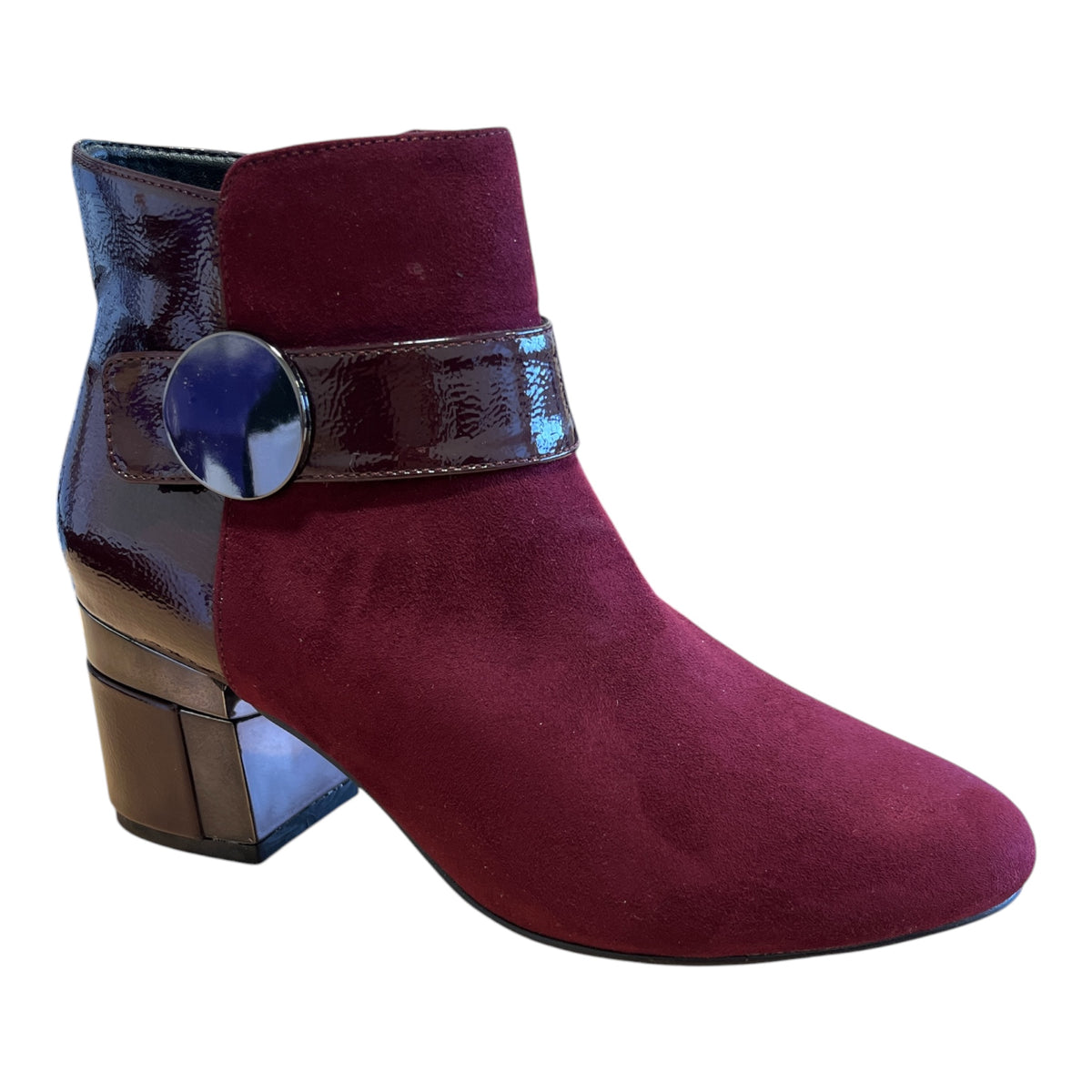Lotus Kirsty Burgundy Ankle Boots